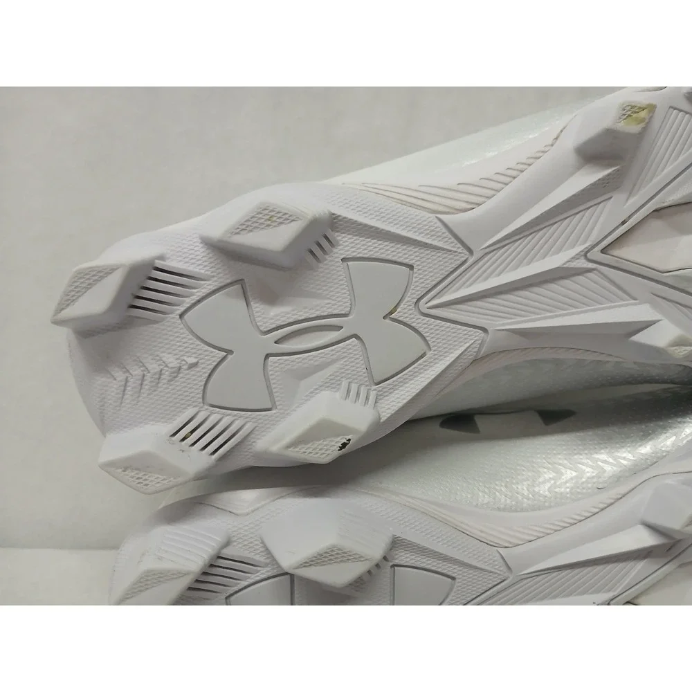 Under Armour Mens Spotlight Fran RM 4.0 Football Cleat 3027293-100 White Sz 10.5